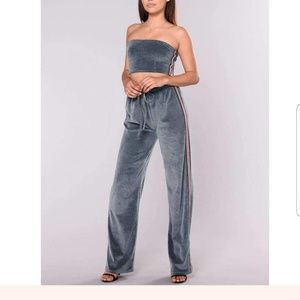 Two Piece Crop Top + Pants